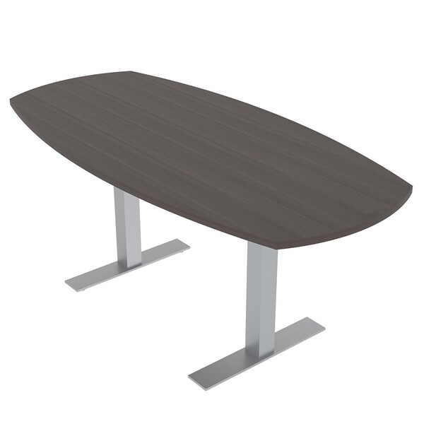 33.5 in W, 69.5 in L, 29 in H, Engineered Wood Top, Brown